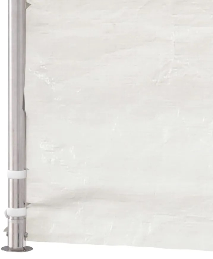 vidaXL Κιόσκι με Τέντα Λευκό 8,92 x 2,28 x 2,69 μ. από Πολυαιθυλένιο