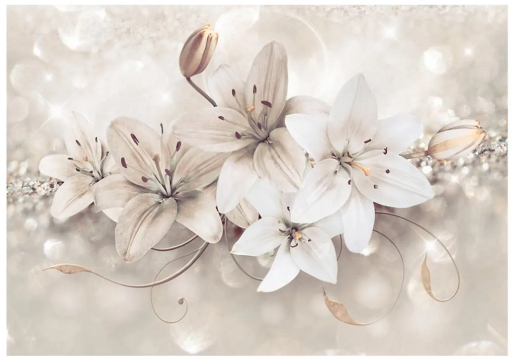 Φωτοταπετσαρία - Diamond Lilies 150x105