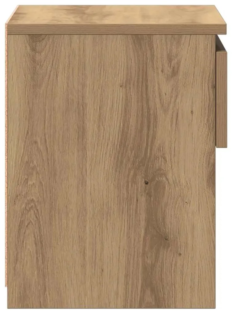 vidaXL Κομοδίνα 2 τεμάχια Artisan Oak 40x30x39 cm Κατασκευασμένο ξύλο