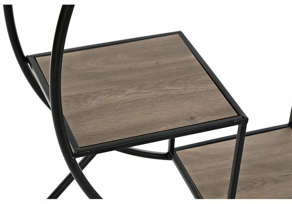 Ράφια DKD Home Decor Μαύρο Ανοιχτό Γκρι Μέταλλο Έλατο 90 x 30 x 100 cm (1)