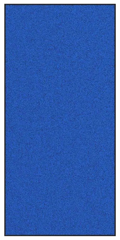 vidaXL Χαλάκι Εξώπορτας Μπλε και Μαύρο 120 x 250 cm Πολυαμίδιο και PVC