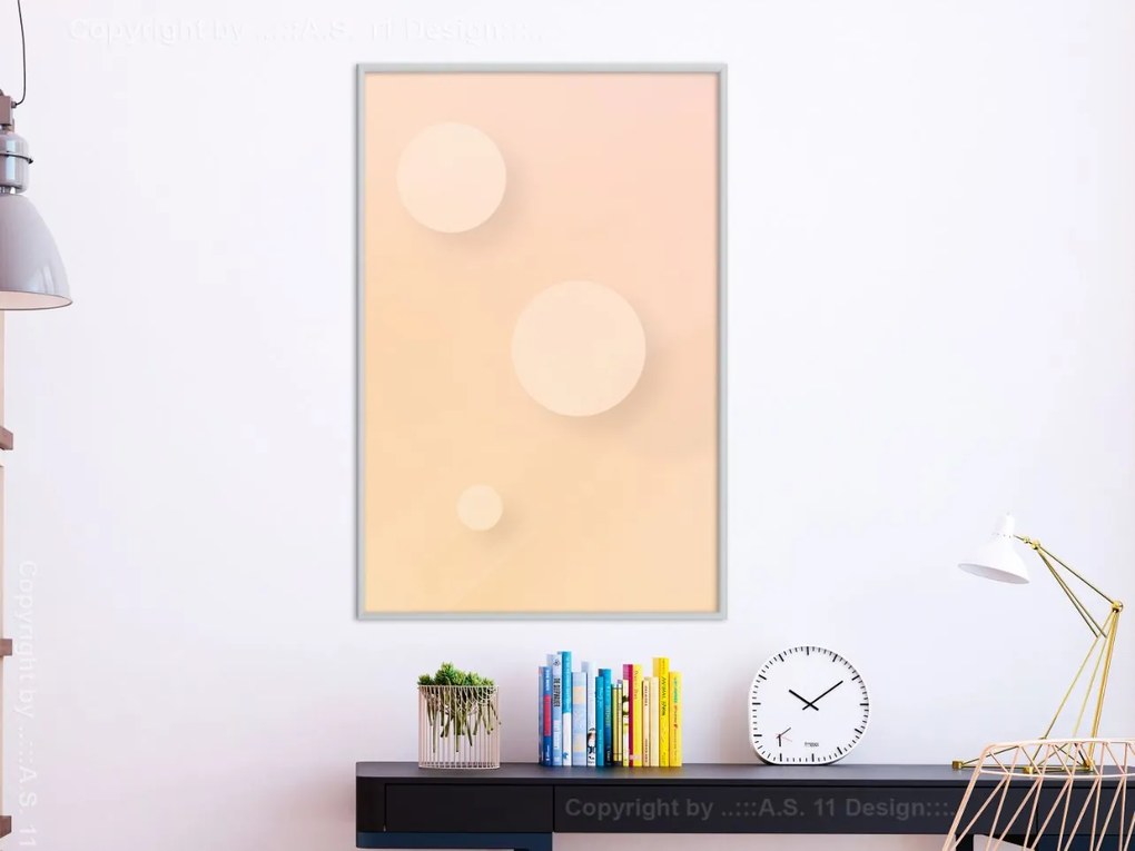 Αφίσα - Pastel Closeness - 40x60 - Χρυσό - Χωρίς πασπαρτού