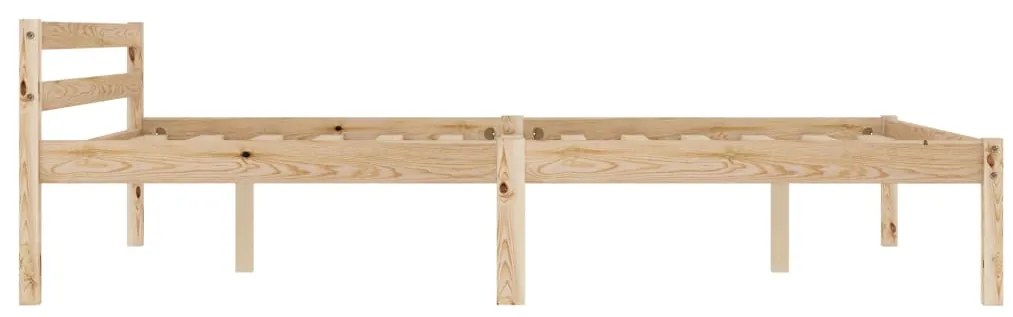 vidaXL Πλαίσιο Κρεβατιού 120 x 200 εκ. από Μασίφ Ξύλο Πεύκου