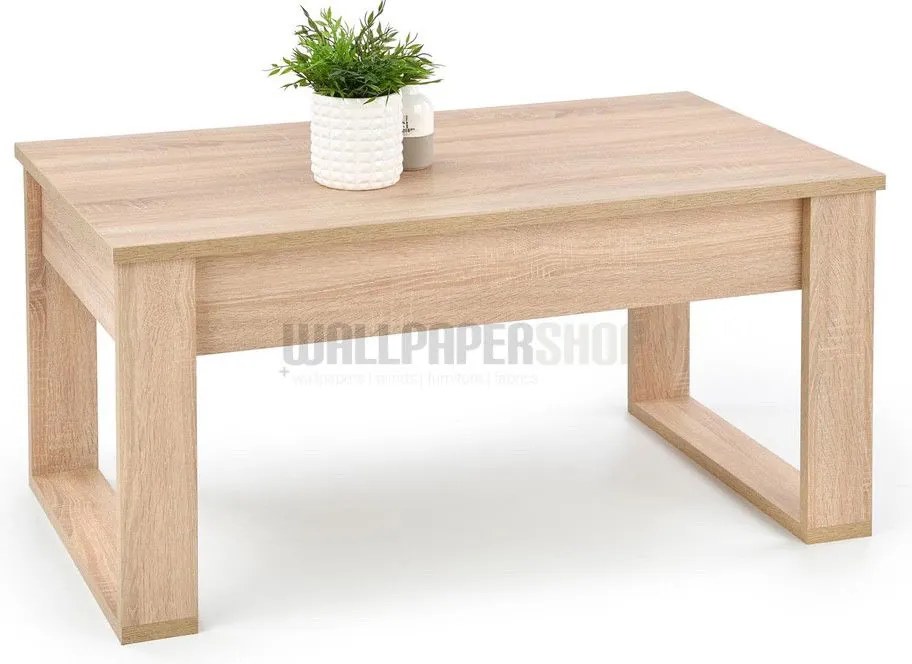 Noon Τραπεζάκι Σαλονιού Μπεζ 110x60x52