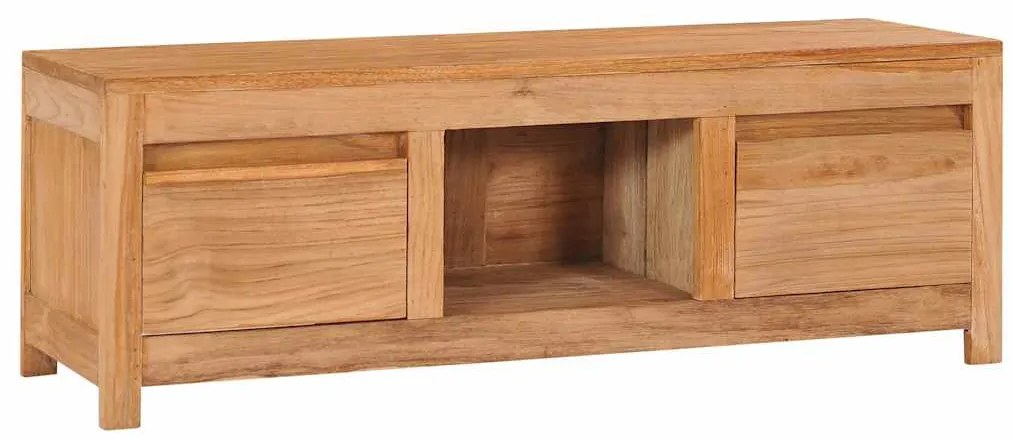 vidaXL Έπιπλο Τηλεόρασης 100 x 30 x 35 εκ. από Μασίφ Ξύλο Teak