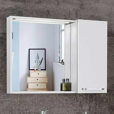 Καθρέφτης DODE 100 MDF 18mm Λάκα 3MDO100WH0 WHITE 97x17x70cm