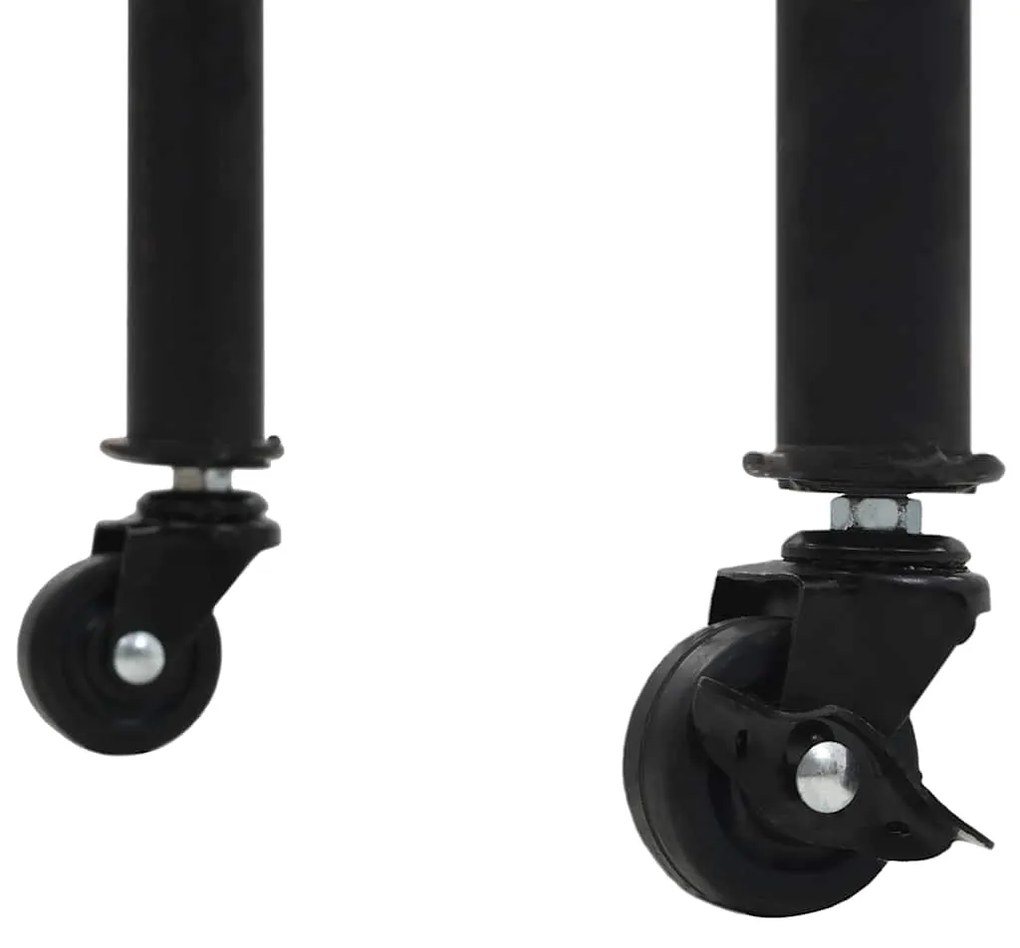 vidaXL Τραπέζι Κονσόλα 100 x 33,5 x 80 εκ. από MDF και Ξύλο Ελάτης