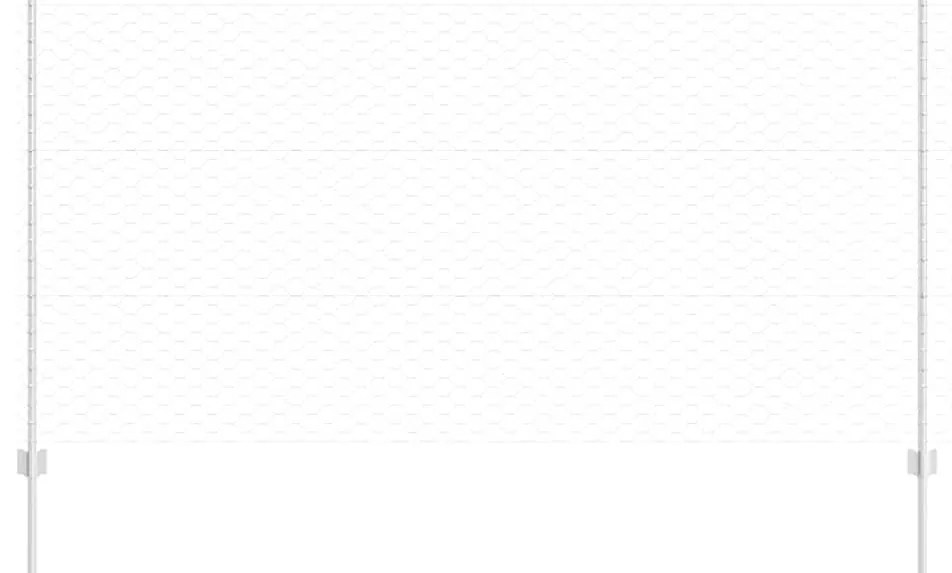 vidaXL Τεντώτο με στήριγμα Ασημί 1,2 x 25 m Ατσάλι