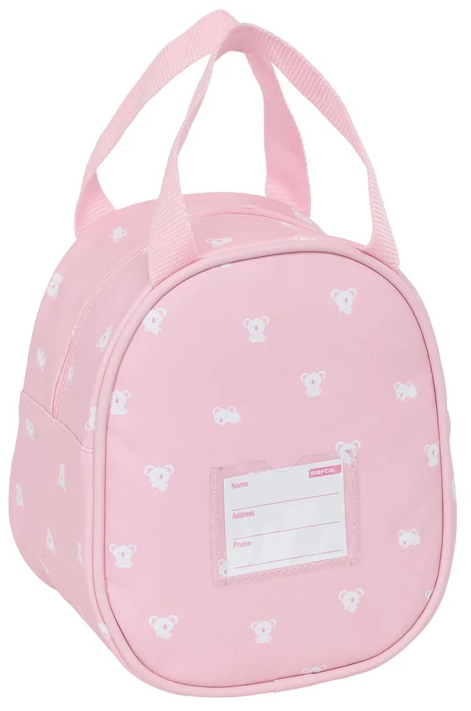 θερμική Θήκη Μεταφοράς Σνακ Safta Koala Ροζ 19 x 22 x 14 cm