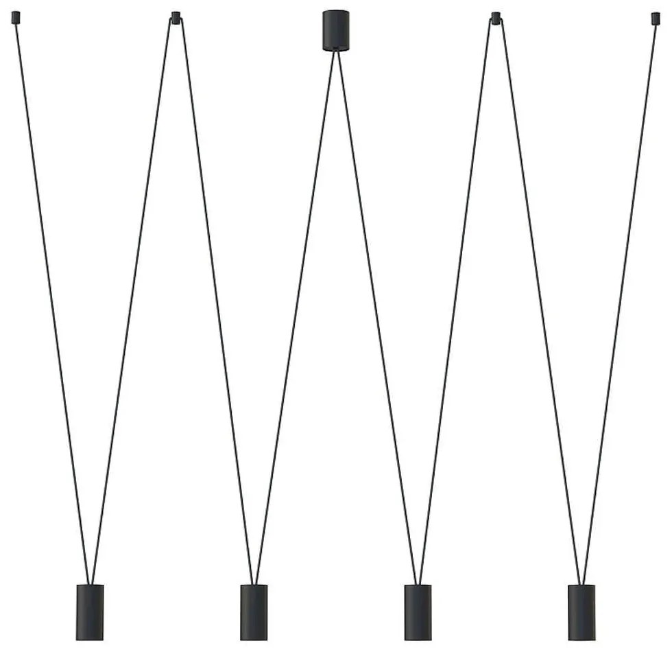 Φωτιστικό Οροφής More Eye 7822 4x10W GU10 Black Nowodvorski Metal