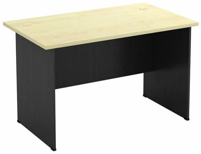 Τραπέζι γραφείου Mesa 121, 74x120x70cm, Σκούρο γκρι, Οξιά