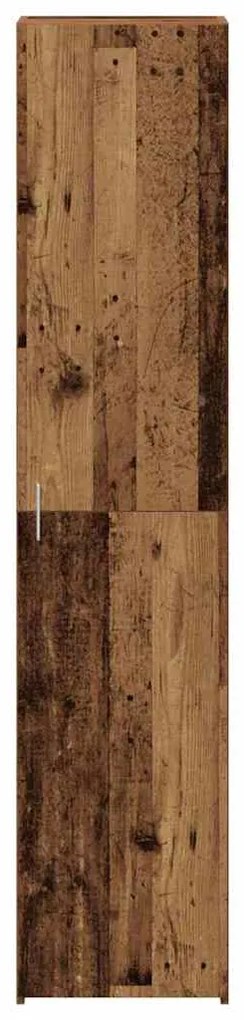 vidaXL Highboard 2 pcs Παλιό ξύλο 40 x 42,5 x 185 εκ.