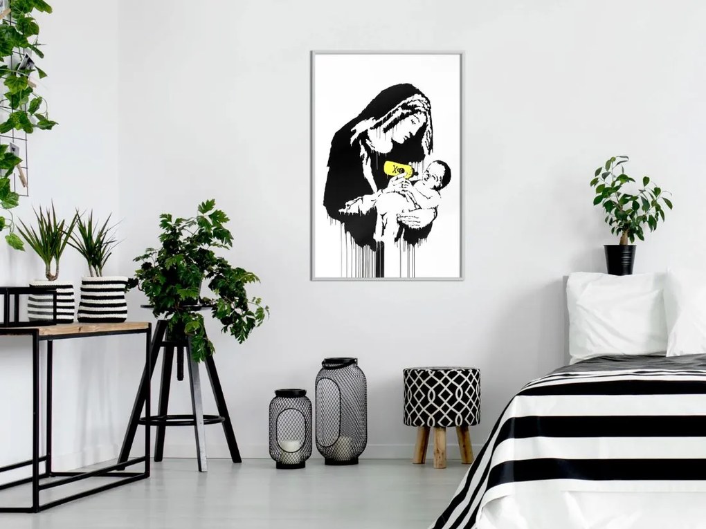 Αφίσα - Banksy: Toxic Mary - 20x30 - Χρυσό - Χωρίς πασπαρτού