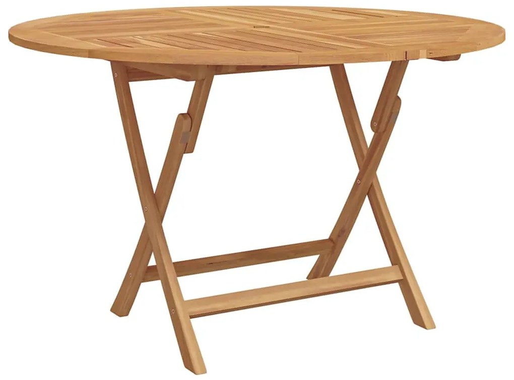 vidaXL Σέτ φαγητού για κήπο 5 pcs Καφέ Στερεό Ξύλο Τίκ