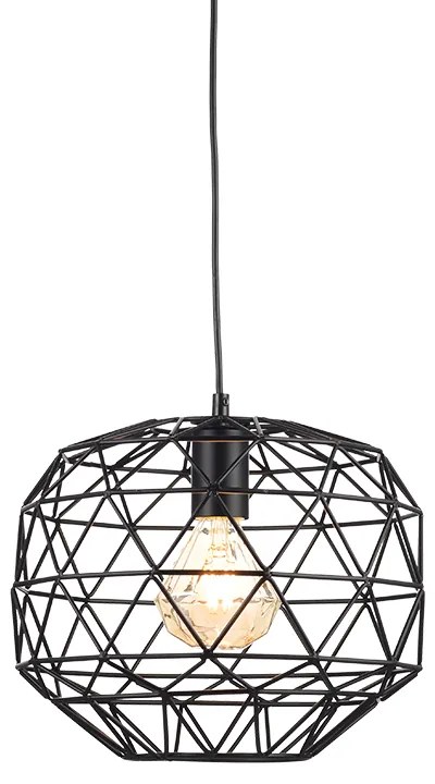 Φωτιστικό Κρεμαστο Aca KS180430PB ALADDIN Μαύρο Ματ (Black Mat)