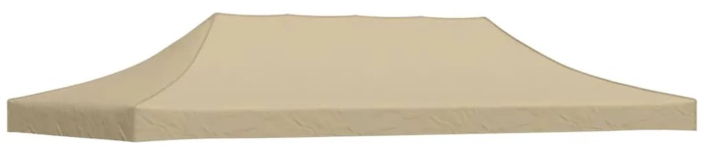 vidaXL Κάλυμμα Τέντας Εκδηλώσεων Μπεζ 6 x 3 μ. 270 γρ/μ²