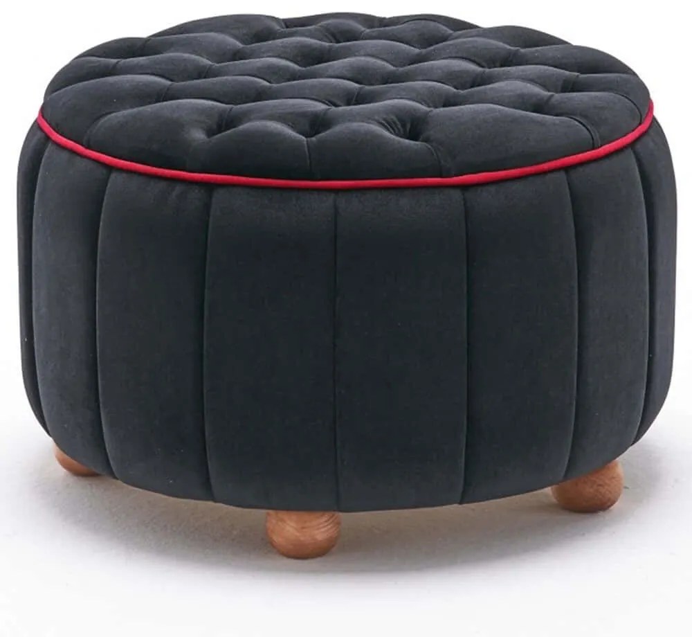 Σκαμπό Jasmin 825BLC1626 65x65x42cm Anthracite