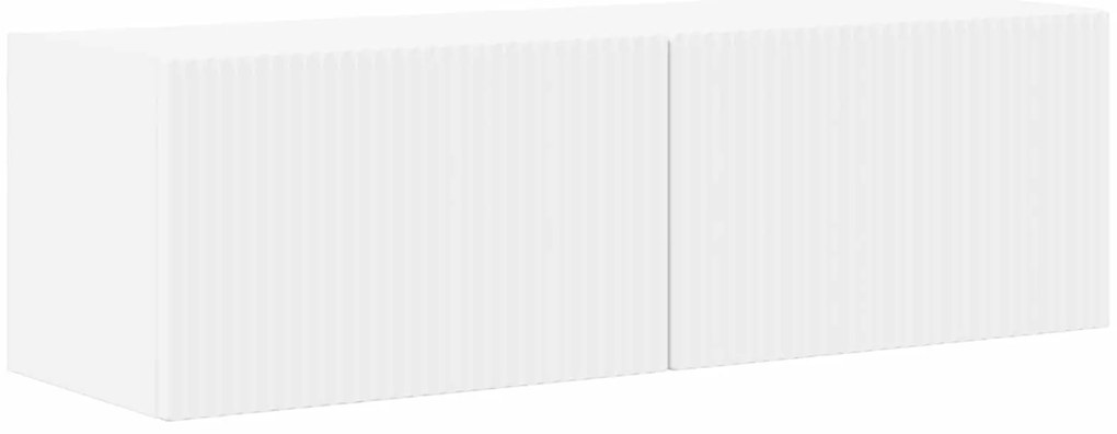 vidaXL Σετ επίπλου τηλεόρασης Επιτοίχιο 5 pcs Λευκό Επεξεργασμένο ξύλο