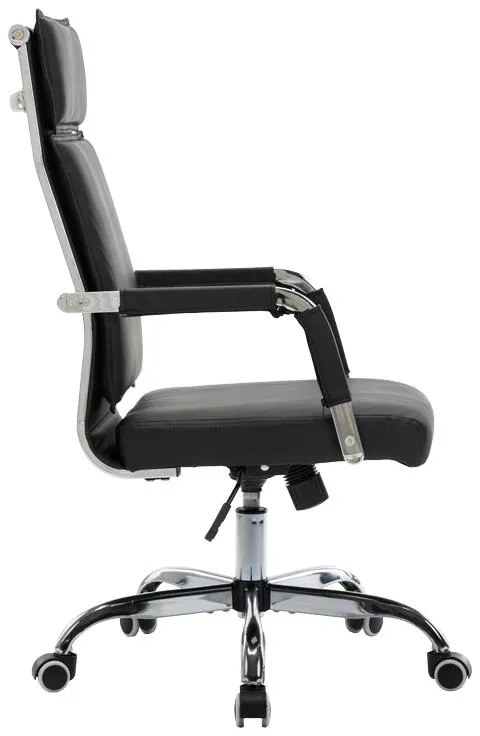 Καρέκλα γραφείου διευθυντη Mavel PU μαύρo 55x62x100-110εκ 55x62x110 εκ.