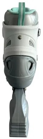 Αυξομειούμενα Πατίνια Roller G&amp;C BW188 Γκρι/Μπλε με LED Τροχούς IN-LINE SKATES Medium (35-38)