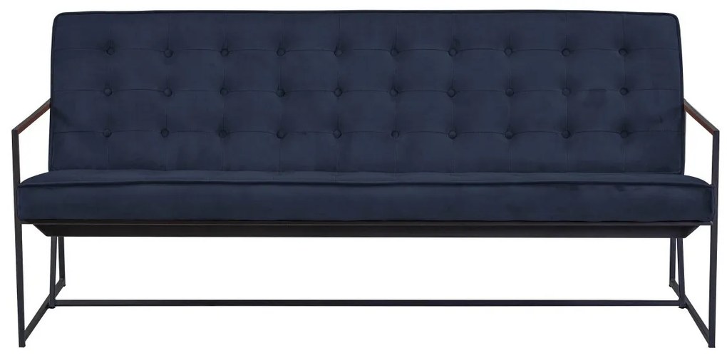 Καναπές Concept 55 194, Μπλε, 172x78x81cm, Ταπισερί, Πόδια: Μεταλλικά