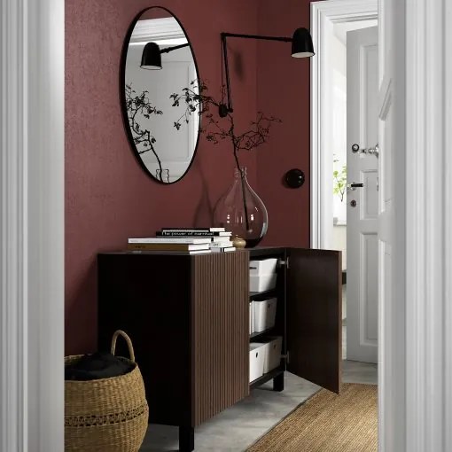 BESTÅ σύνθεση αποθήκευσης με πόρτες, 120x42x74 cm 394.214.29