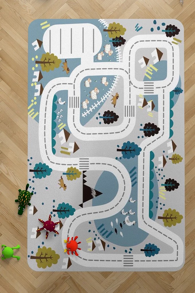 Χαλί Παιδικό Playground 290 Multi DimCol 135X200cm
