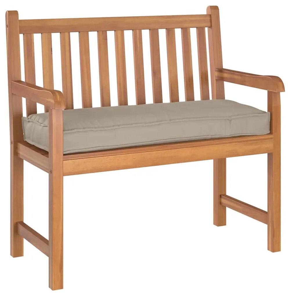 vidaXL Μαξιλάρι παλέτας για πάγκο Taupe 100 x 40 x 8 εκ Ύφασμα Oxford