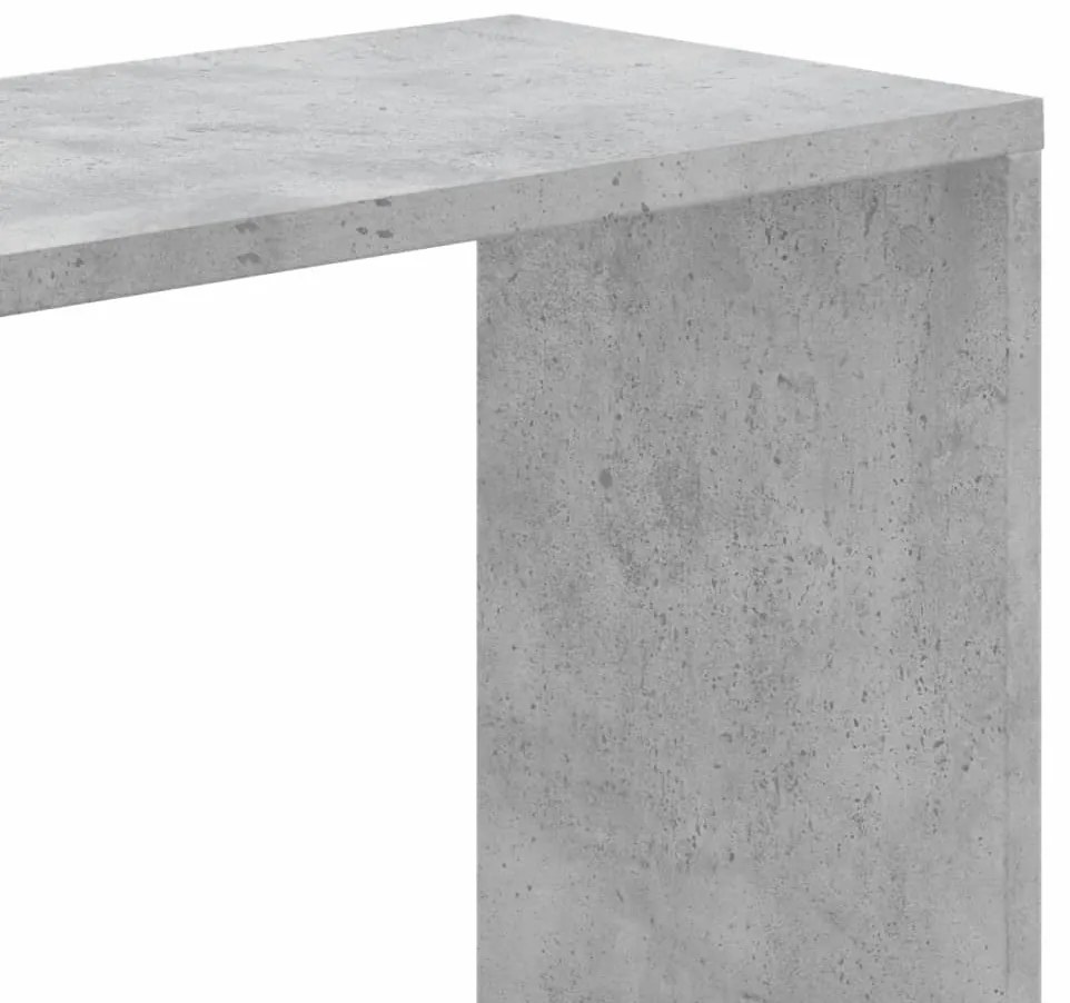Βιβλιοθήκη 5 Επιπέδων Γκρι Σκυροδέματος 45 x 23,5 x 162,5 εκ. - Γκρι