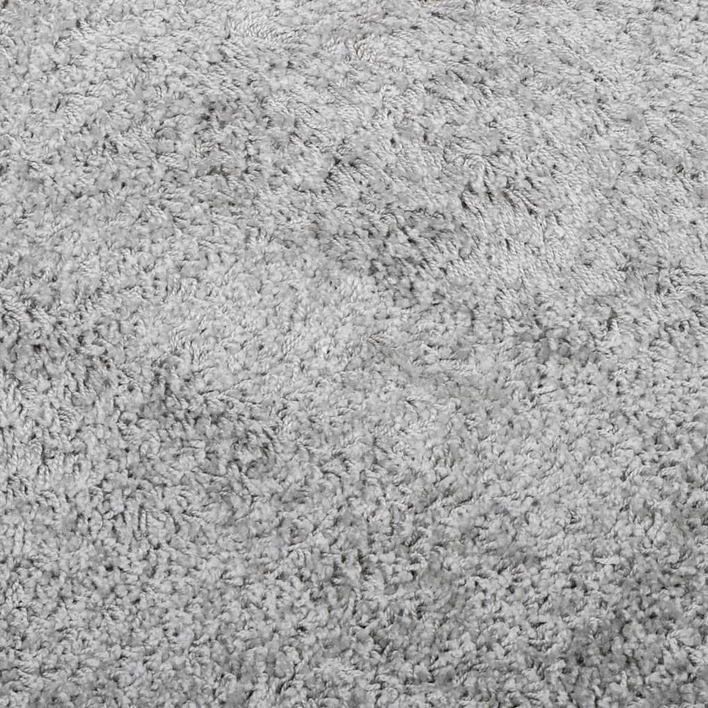Χαλί Shaggy με Ψηλό Πέλος Μοντέρνο Γκρι 120x170 εκ. - Γκρι