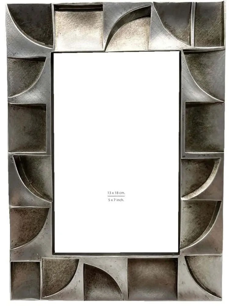 Κορνίζα Loen 031152 13x18cm Silver Γυαλί,Polyresin