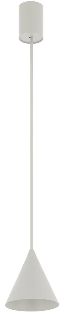 Φωτιστικό Οροφής Zenith XS 11455 11x130cm 10W 1xGU10 Grey Nowodvorski