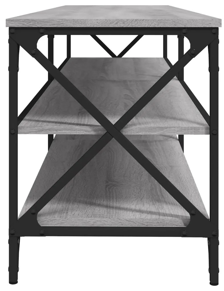 vidaXL Έπιπλο Τηλεόρασης Γκρι Sonoma 160 x 40 x 50 εκ. Επεξεργ. Ξύλο