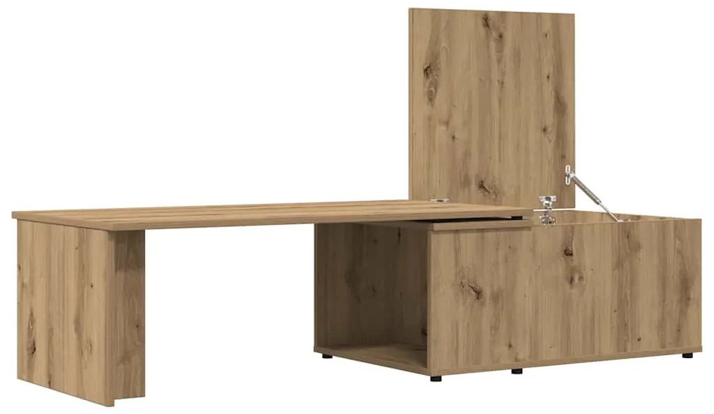 vidaXL Τραπεζάκι σαλονιού Artisan Oak 150x50x35 cm Κατασκευασμένο ξύλο