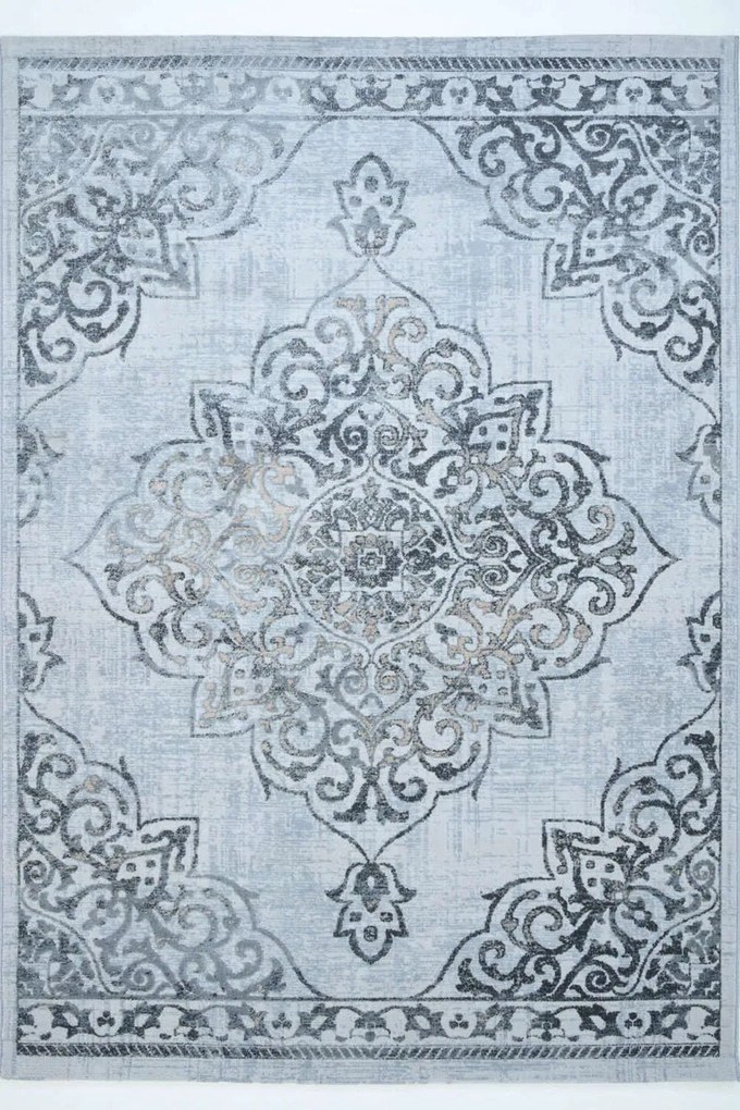 Χαλί Venice 9178ACD Light Grey-Dark Grey Ezzo 200X250cm