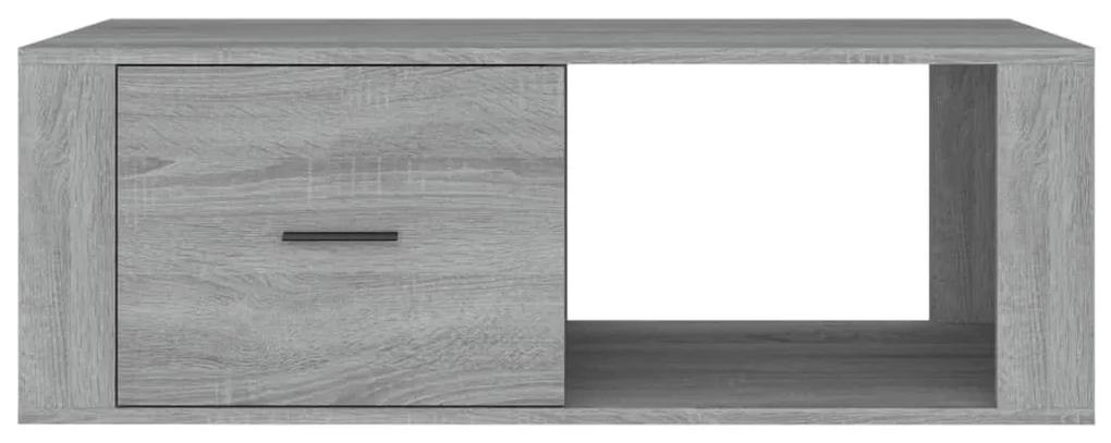 Τραπεζάκι Σαλονιού Γκρι Sonoma 100x50,5x35εκ.Επεξεργασμένο Ξύλο - Γκρι