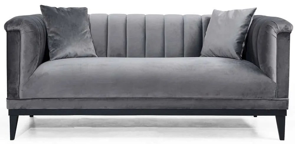Καναπές Διθέσιος Trendy 569HLN1110 190x89x79cm Dark Grey
