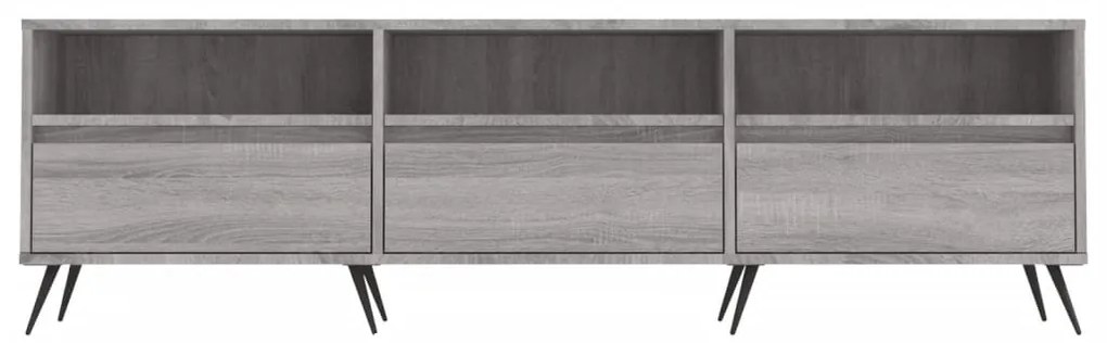 vidaXL Έπιπλο Τηλεόρασης Γκρι Sonoma 150x30x44,5 εκ. από Επεξεργ. Ξύλο