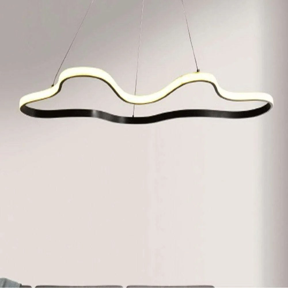 Φωτιστικό Οροφής Clara/SC 33267 110x60x30/90cm 45W Black Sikrea Metal,Acrylic