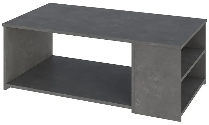Τραπεζάκι σαλονιού Berg Megapap χρώμα γκρι ρετρό 110x60x40εκ.-GP037-0244,2