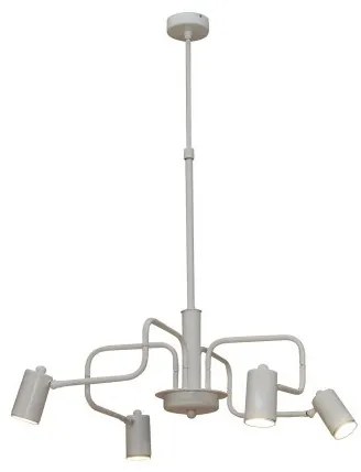 Κρεμαστό Φωτιστικό Οροφής 4xE27 G95 LED Φ90cm Περιστρεφόμενοι Βραχίονες Hannah Homelighting-77-3778-Μαύρο 77-3778