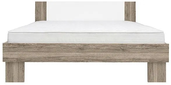 Κρεβάτι Boston 112, Διπλό, Ανοιχτό καφέ, 160x200, Πλαστικοποιημένη μοριοσανίδα, 165x204x85cm | Epipla1.gr