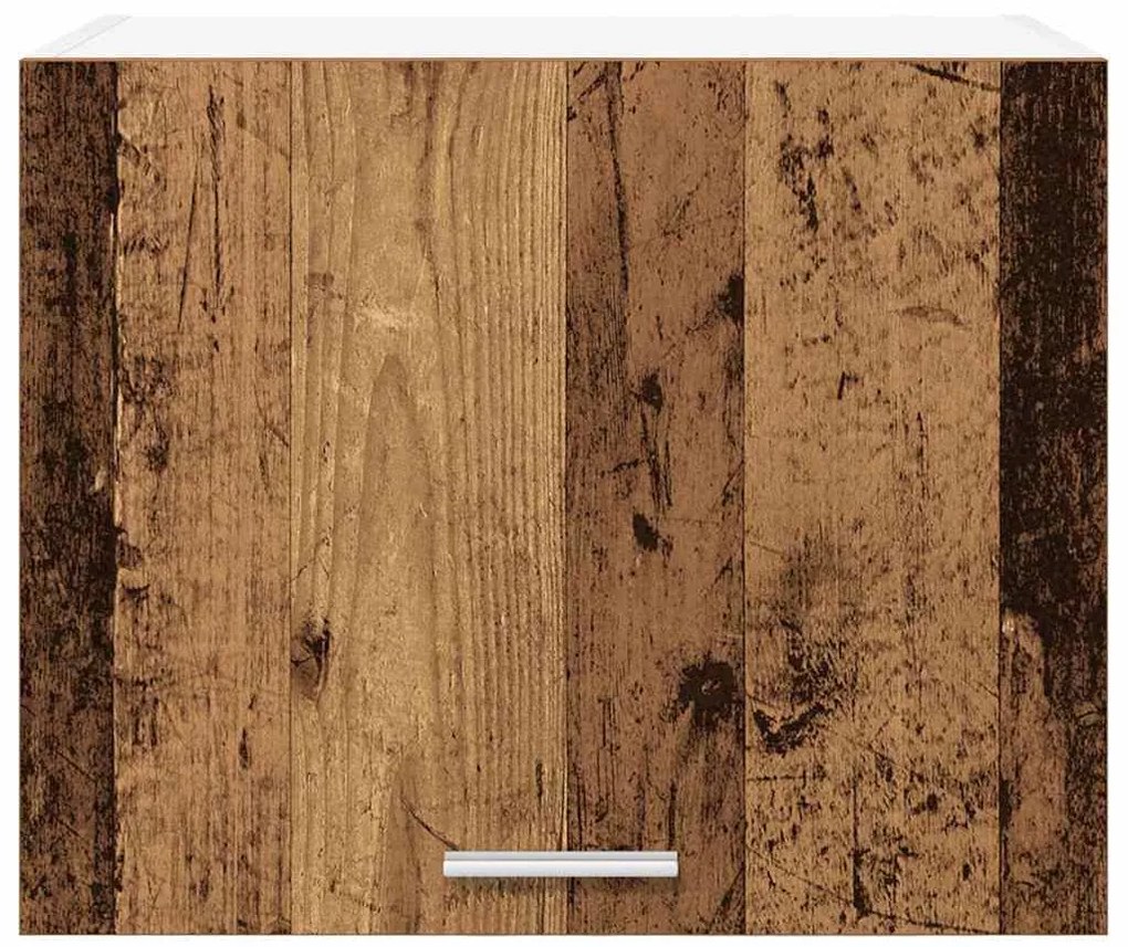 vidaXL Κρεμαστό ντουλάπι 2 pcs Παλαιό Ξύλο και Λευκό 50 x 31 x 40 εκ.