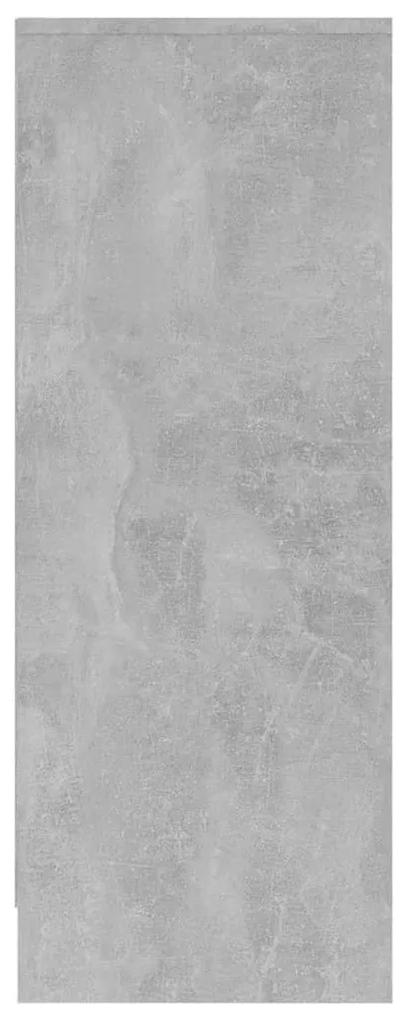 Παπουτσοθήκη Γκρι Σκυροδέματος 31,5x35x90 εκ. από Μοριοσανίδα - Γκρι