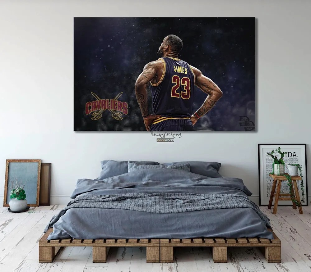 Πίνακας σε καμβά NBA LEBRON KNV900 30cm x 40cm