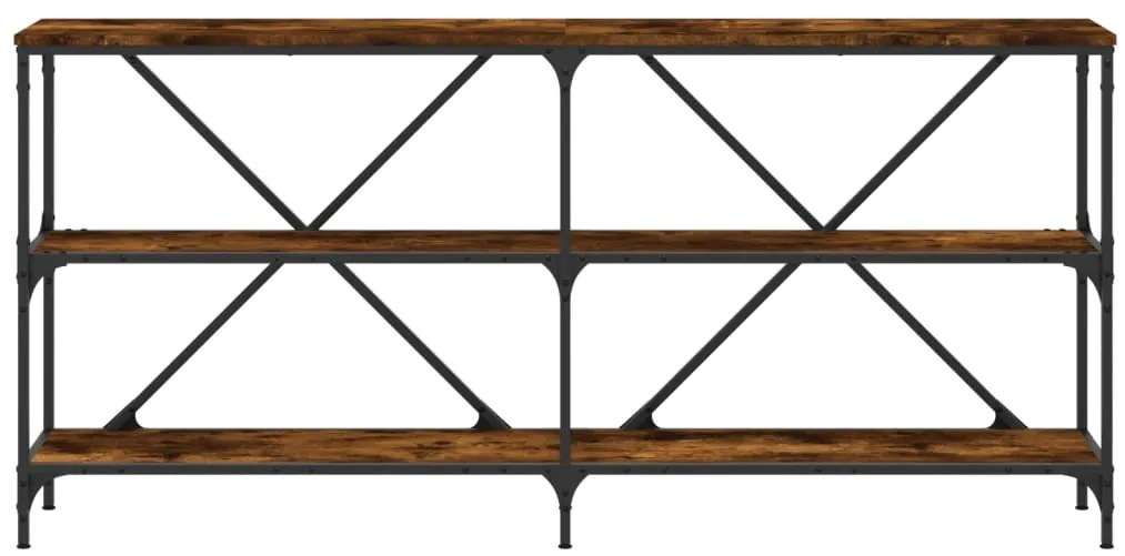 vidaXL Τραπέζι Κονσόλα Sonoma Δρυς 160x30x75 εκ. Επεξ. Ξύλο/Σίδηρος