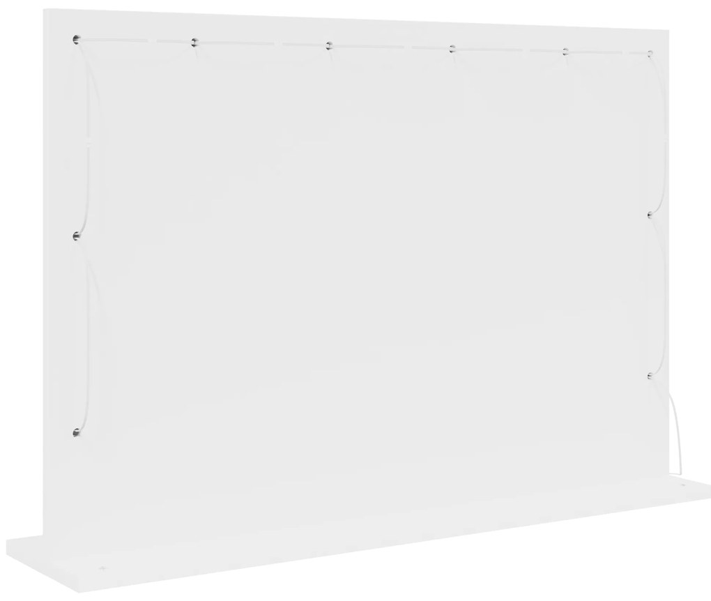 vidaXL Καθρέφτης Vanity με LED Φώτα Λευκό 80x55x18 εκ.