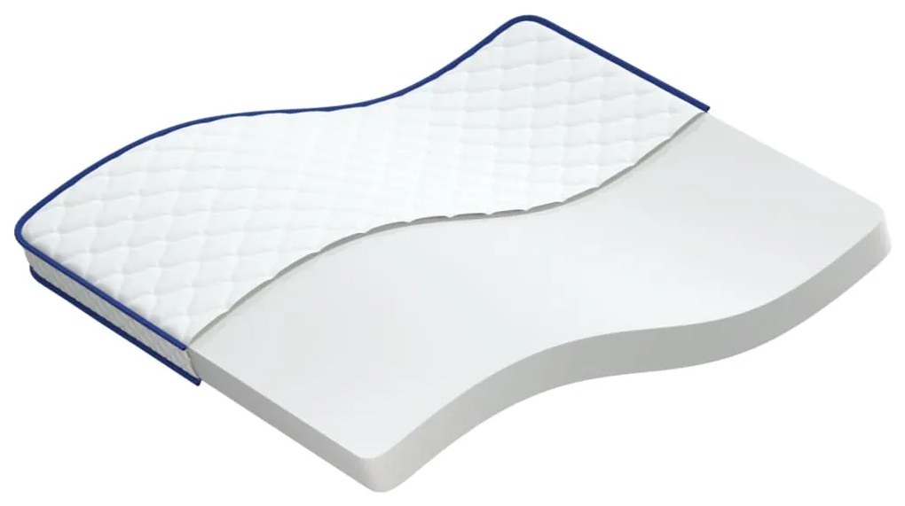 vidaXL Στρώμα με Αφρό Μνήμης Λευκό 140x190x17 εκ. μαλακό