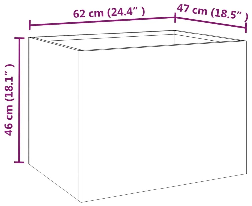 ΖΑΡΝΤΙΝΙΕΡΑ ΓΚΡΙ 62 X 47 X 46 ΕΚ. ΑΤΣΑΛΙ ΣΚΛΗΡΥΘΕΝ ΣΤΟΝ ΑΕΡΑ 821558