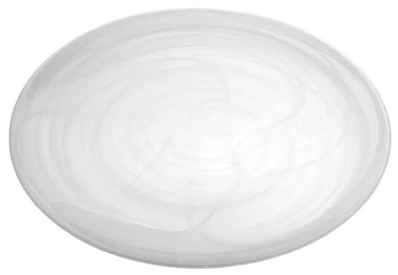 Πιάτο Atlas Στρογγυλό Ρηχό Hor1316K6 Φ27,5cm White Espiel Glass